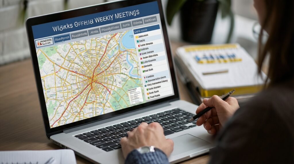 Ремонт дорог и перекрытия: карта работ по районам и сроки завершения - иллюстрация