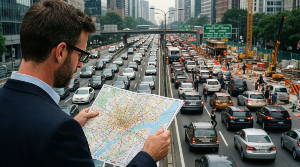 Ремонт дорог и перекрытия: карта работ по районам и сроки завершения - иллюстрация